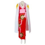 Anime One Piece Boa Hancock Cosplay Kimono Navidad Disfraz Traje Vestido Falda