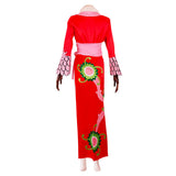 Anime One Piece Boa Hancock Cosplay Kimono Navidad Disfraz Traje Vestido Falda