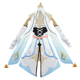 Juego Genshin Impact Lumine Cosplay Navidad Disfraz Traje Vestido