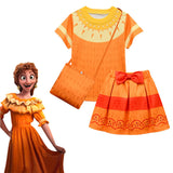 Anime Pepa Encanto Niños Cosplay Navidad Disfraz Traje Vestido Falda Carnaval