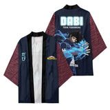 Anime My Hero Academia Dabi Cosplay Capa Kimono Cárdigan Abrigo Toga Pijama Casual