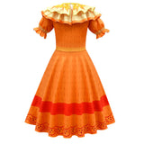 Anime Encanto Niños Cosplay Navidad Disfraz Falda Vestido Carnaval Traje