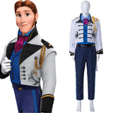 Anime Frozen Hans Príncipe Cosplay Disfraz Traje Navidad Carnaval Fiesta