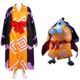 Anime One Piece Jinbe Kimono Cosplay Navidad Disfraz Traje Vestido Carnaval