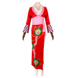 Anime One Piece Boa Hancock Cheongsam Kimono Cosplay Navidad Disfraz Traje Vestido