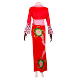 Anime One Piece Boa Hancock Cheongsam Kimono Cosplay Navidad Disfraz Traje Vestido