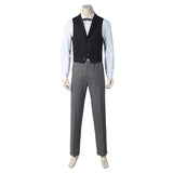 Película Fantastic Beasts: The Secrets of Dumbledore Newt Scamander Cosplay Disfraz Traje Navidad Carnaval Fiesta