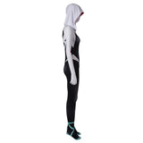 Película Spider-Man: Into the Spider Verse Gwen Stacy Mono Cosplay Disfraz Halloween Carnaval Traje Mujer Per.