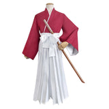 Película Rurouni Kenshin Himura Kenshin Kimono Cosplay Disfraz Traje Navidad Carnaval Fiesta