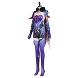 Juego Genshin Impact Mona Cosplay Disfraz Traje Navidad Carnaval Fiesta