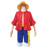 Disfraz One Piece Monkey D. Luffy Cosplay Disfraz Traje Navidad Carnaval Fiesta