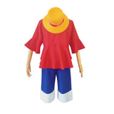 Disfraz One Piece Monkey D. Luffy Cosplay Disfraz Traje Navidad Carnaval Fiesta