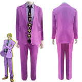 Anime JoJo‘s Bizarre Adventure Kira Yoshikage Cosplay Disfraz Traje Fiesta Navidad Carnaval