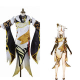 Juego Genshin Impact Ningguang Cosplay Halloween Disfraz Falda Vestido Carnaval Traje Per.