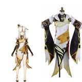 Juego Genshin Impact Ningguang Cosplay Halloween Disfraz Falda Vestido Carnaval Traje Per.