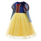 Niños Blancanieves Snow White Navidad Cosplay Disfraz Traje Vestido Fiesta Halloween Christmas