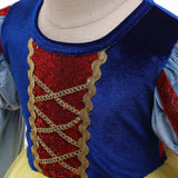 Niños Blancanieves Snow White Navidad Cosplay Disfraz Traje Vestido Fiesta Halloween Christmas