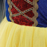 Niños Blancanieves Snow White Navidad Cosplay Disfraz Traje Vestido Fiesta Halloween Christmas