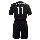 Haikyuu!! Inarizaki Escuela Secundaria Club de Voleibol Uniforme del Equipo Osamu Miya Cosplay Top y Pantalones Cortos Unisex