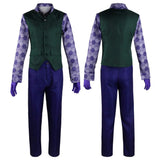 Película Batman The Dark Knight Joker Cosplay Disfraz Traje Fiesta Halloween Carnaval