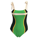 Anime My Hero Academia Asui Tsuyu Cosplay Fiesta Disfraz Traje de Baño Mono