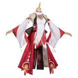 Juego Genshin Impact - Yae Miko Cosplay Halloween Disfraz Falda Vestido Conjunto Carnaval Traje Per.