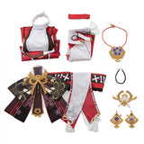 Juego Genshin Impact - Yae Miko Cosplay Halloween Disfraz Falda Vestido Conjunto Carnaval Traje Per.