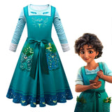 Anime Encanto Julieta Niños Cosplay Navidad Disfraz Traje Vestido