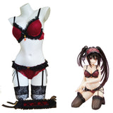 TV Date a Live Tokisaki Kurumi Cosplay Disfraz Traje Fiesta Navidad Carnaval