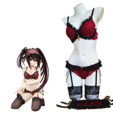 TV Date a Live Tokisaki Kurumi Cosplay Disfraz Traje Fiesta Navidad Carnaval