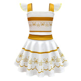 Anime Encanto Niños Mirabel Cosplay Navidad Disfraz Traje Vestido