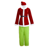 Monstruo de pelo verde Cosplay Disfraz Navidad Halloween Carnaval Fiesta Traje