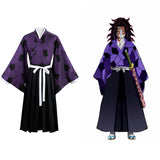 Demon Slayer Kokushibo Traje De Cosplay Disfraces Conjunto Traje De Carnaval Halloween Fiesta