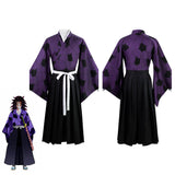 Demon Slayer Kokushibo Traje De Cosplay Disfraces Conjunto Traje De Carnaval Halloween Fiesta