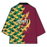 Demon Slayer: Kimetsu no Yaiba Tomioka Giyuu Cosplay Chaqueta Kimono Japonés Unisex