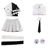 Anime Dangarronpa Monokuma Cosplay Navidad Disfraz Falda Vestido Carnaval Traje Per.