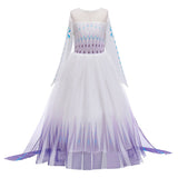 Anime Frozen Elsa Anna Niños Cosplay Disfraz Halloween Falda Vestido Carnaval Traje Per.