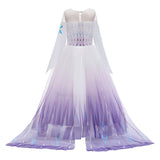 Anime Frozen Elsa Anna Niños Cosplay Disfraz Halloween Falda Vestido Carnaval Traje Per.