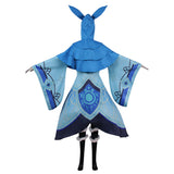 Juego Genshin Impact Hydro Abyss Mage Cosplay Disfraz Traje Fiesta