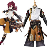 Juego Genshin Impact Shikanoin Heizou Cosplay Disfraz Traje Navidad Carnaval Fiesta