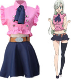 Anime The Seven Deadly Sins Elizabeth Liones Cosplay Navidad Disfraz Traje Vestido