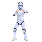 Niños Star Wars Blanco Solider Cosplay Disfraz Traje De Una Pieza Con Máscara Trajes De Halloween Carnaval Fiesta