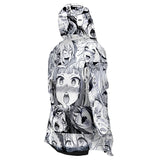 Ahegao Chaqueta con Capucha 3D Impreso Cosplay Rompevientos Estampado Unisex