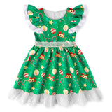 Niños Navidad Cosplay Disfraz Traje Vestido Falda Fiesta Halloween