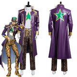 Anime JoJo‘s Bizarre Adventure Stone Ocean Kujo Jotaro Cosplay Disfraz Halloween Carnaval Traje Hombre Per,