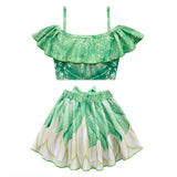 Tiana Niños Cosplay Fiesta Disfraz Traje de Baño