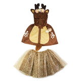 Niños Cosplay Navidad Alce Halloween Disfraz Capa Vestido Conjunto Carnaval Traje