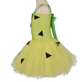 Anime The Flintstones Niños Cosplay Disfraz Tutu Vestido Falda Halloween Carnaval Navidad