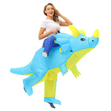 Juegos de Rol Dinosaurio Inflable Cosplay Disfraz Navidad Carnaval Niños y Adultos