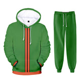 Anime Hunter × Hunter Gon Freecss sudadera pantalones casuales Cosplay Navidad Fiesta Conjunto